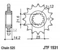 Prednji lančanik JT JTF 1531-15 15T, 525